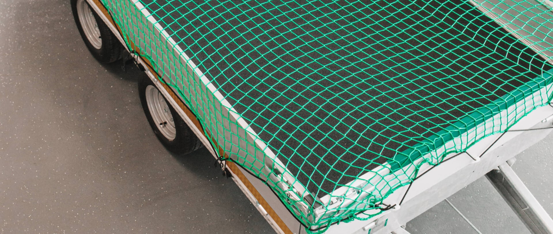 Cargo Netz 150 x 220 cm mit Gummizug Anhänger Netz Abdeckung