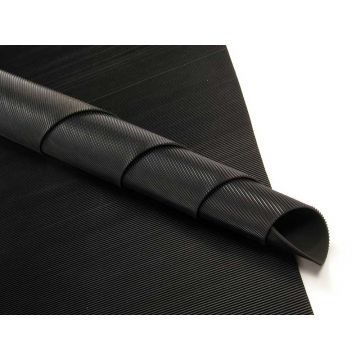 Feinriefenmatte 3 mm, schwarz 1000 Rollenzuschnitt, 1000 mm breit