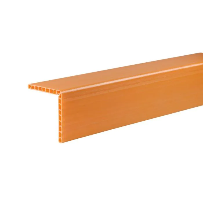 Kantenschutzwinkel Meterware, 190 x 190 mm, orange